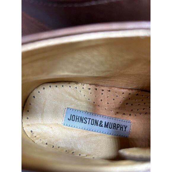 Johnston & Murphy Mens Brown Leather Chukka Boots 10.5 Dress Shoes main image 9